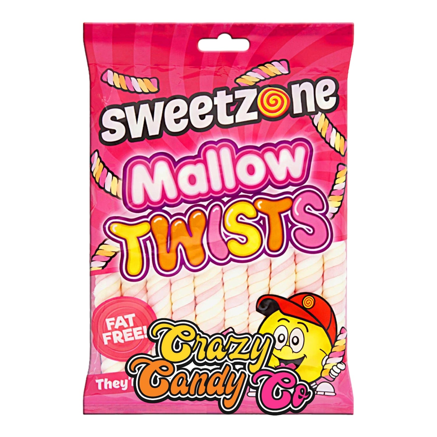 Sweetzone Marshmallow Twists 160g (Halal)