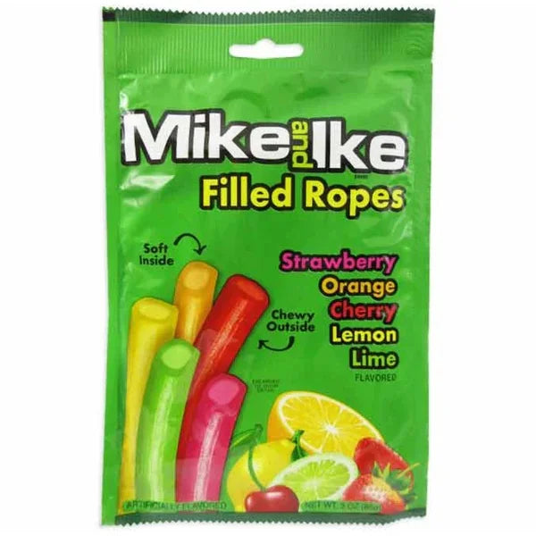 Mike & Ike Filled Ropes 85g