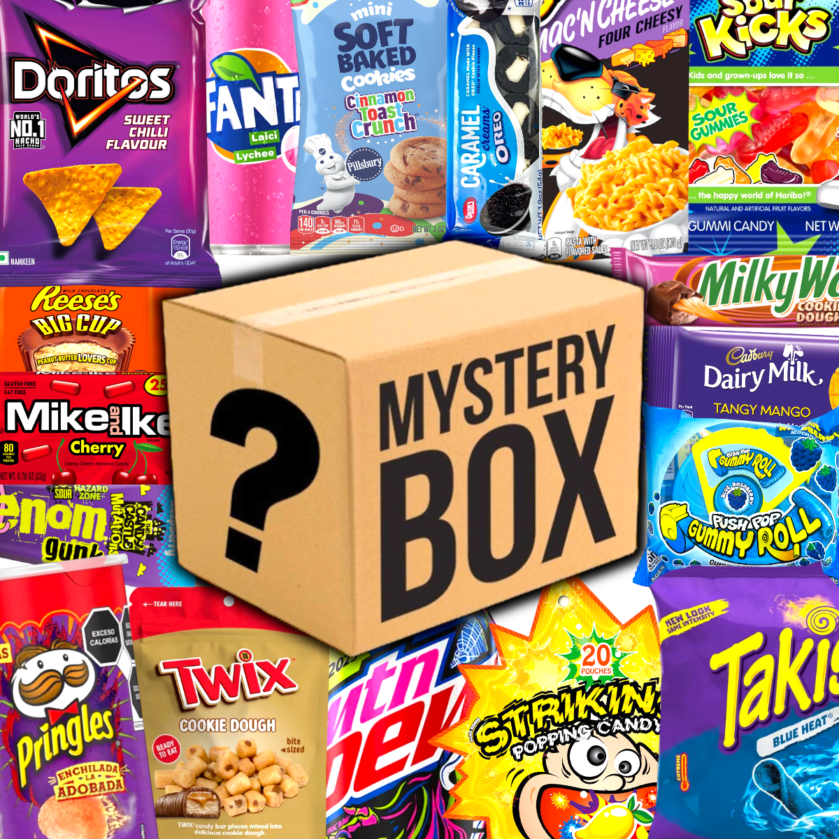 20 Around The World Treat Box BEST SELLER Crazy Candy Co