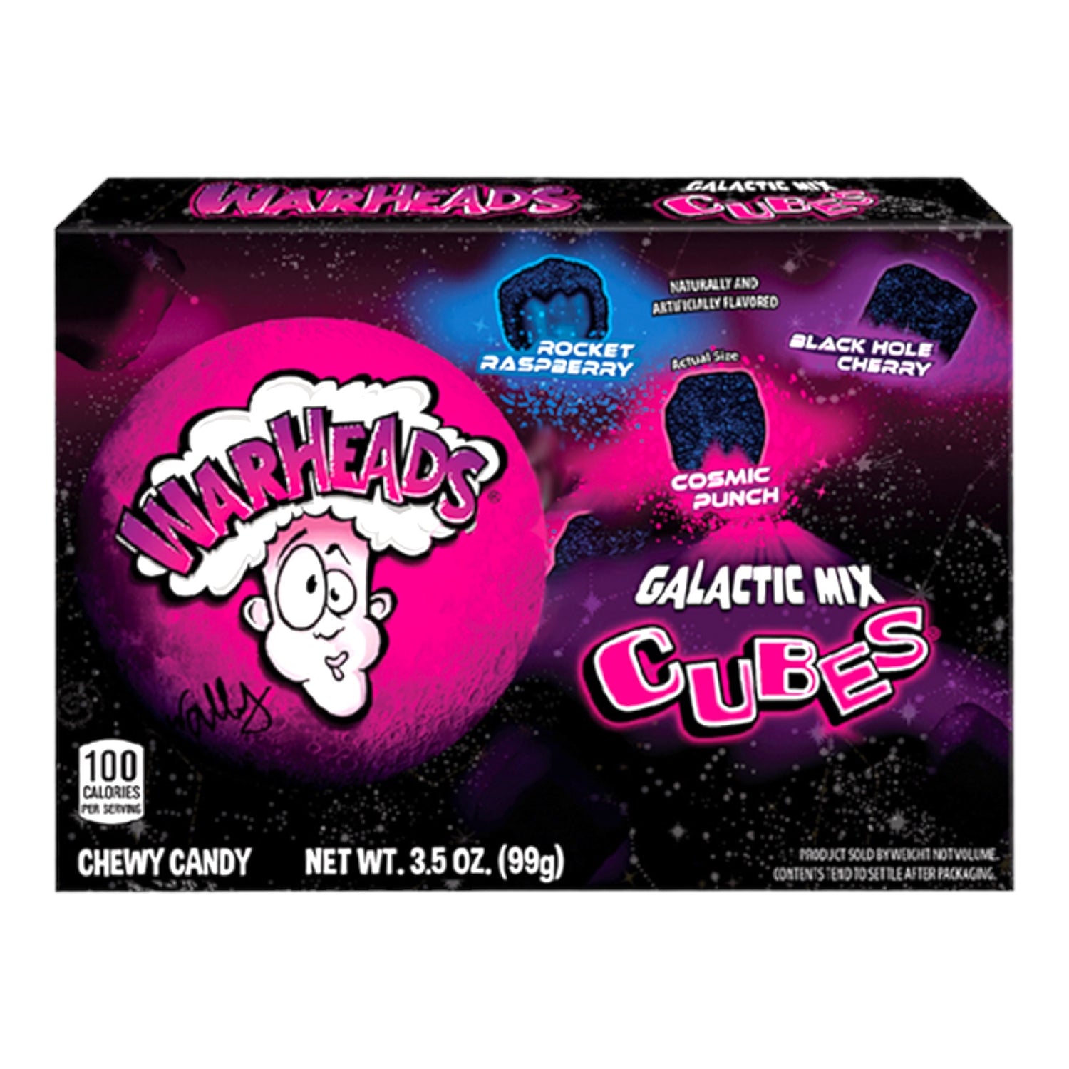Warheads Galactic Cubes Theatre Box