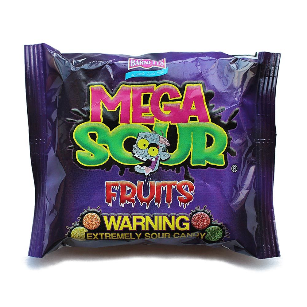 Barnetts Mega Sour Fruits Bag 104g