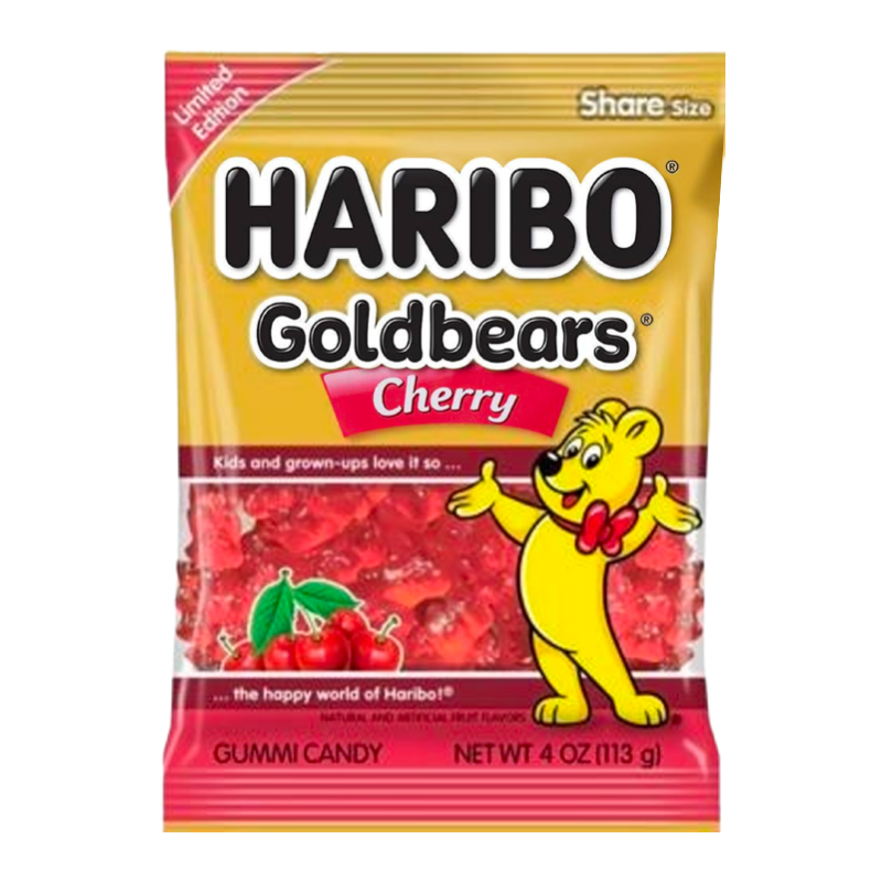 Haribo Gold Bears Cherry 113g (USA)