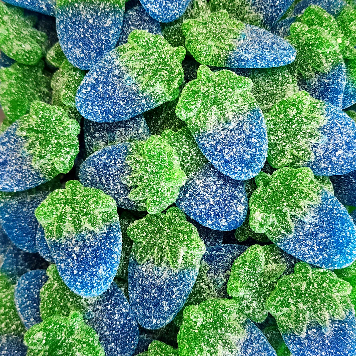 Fizzy Blue Raspberries Sweets 200g (Vegan)