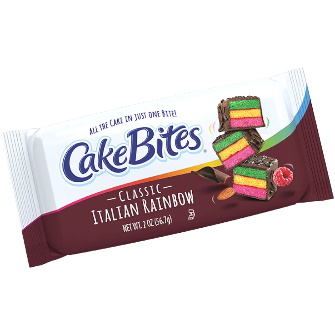 Cake Bites Classic Italian Rainbow 56g Crazy Candy Co