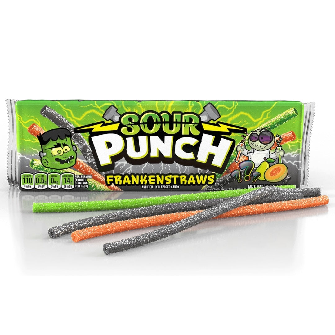 Sour Punch FrankenStraws 91g