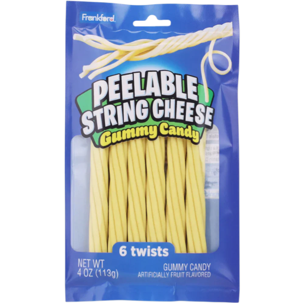 Frankford Peelable String Cheese Gummy Candy 113g