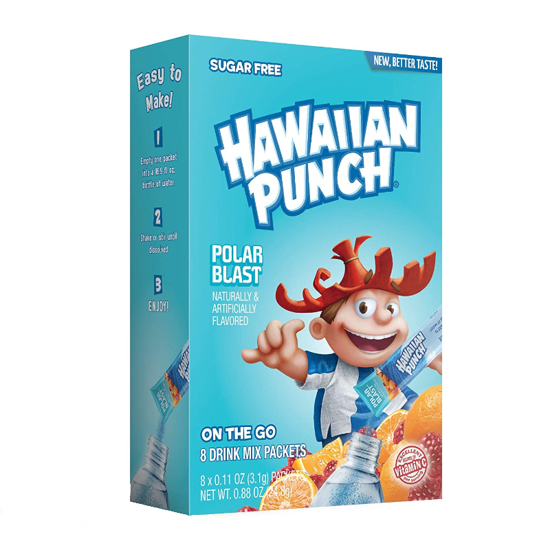 Hawaiian Punch Polar Blast Singles To Go Drink Mix