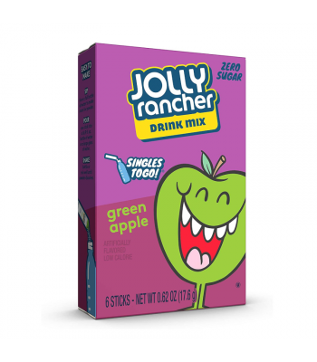 Jolly Rancher Singles To Go Drink Mix - Green Apple