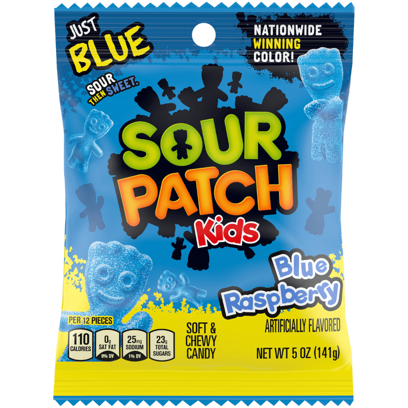 Sour Patch Blue Raspberry 102g (Halal) – Crazy Candy Co