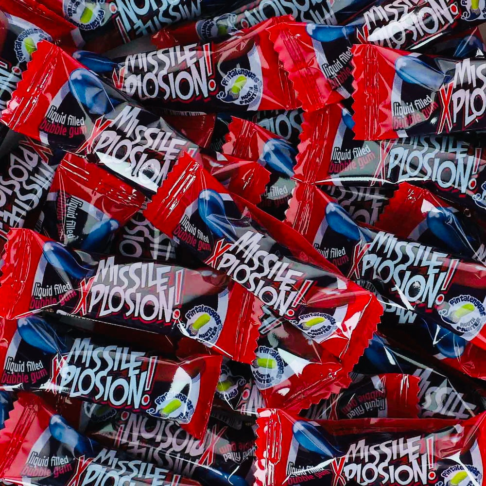 Fini Missile Xplosion Bubblegum 10 Pack