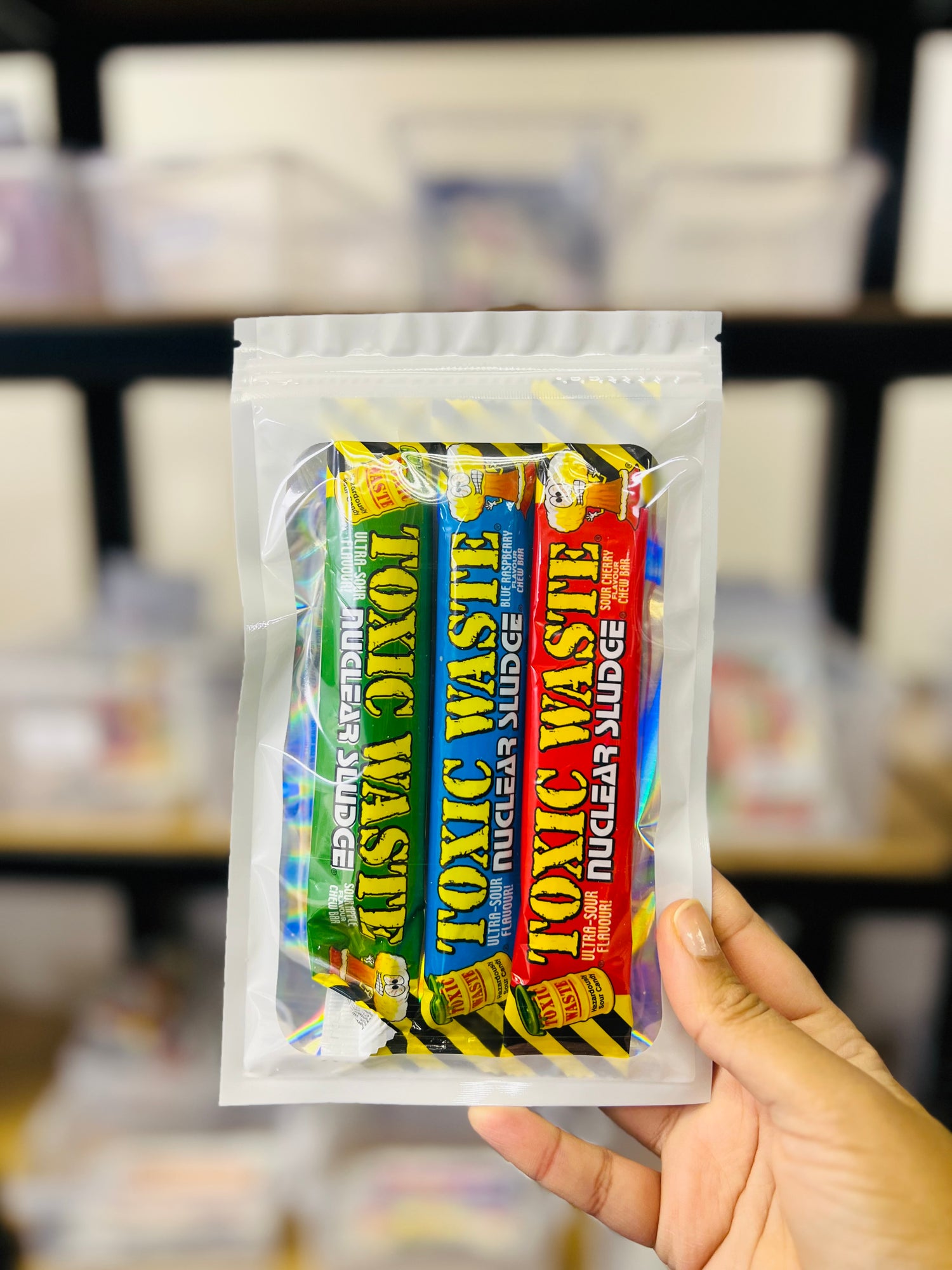 Toxic Waste Chew Bars Freeze Dried Candy (Veg)