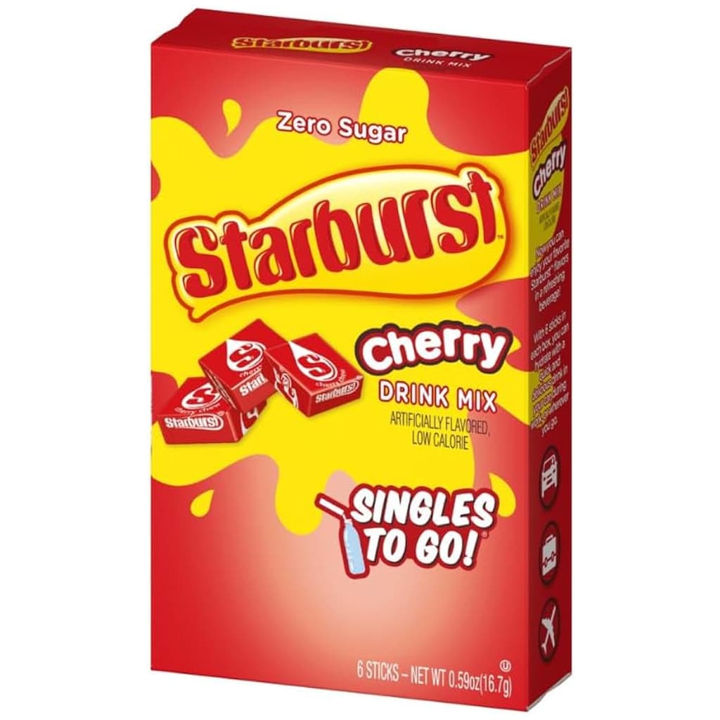 Starburst Cherry Singles To Go Drink Mix