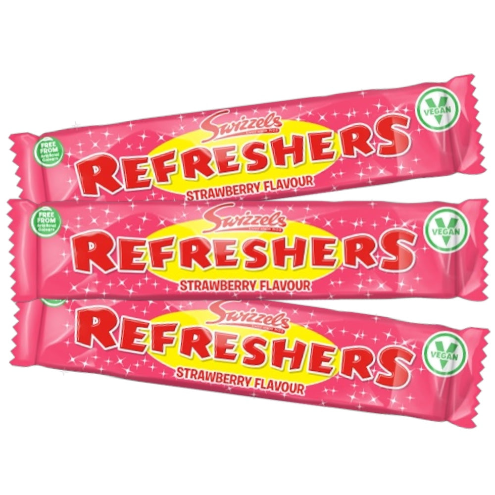 Refreshers Strawberry Chew Bars 3 Pack