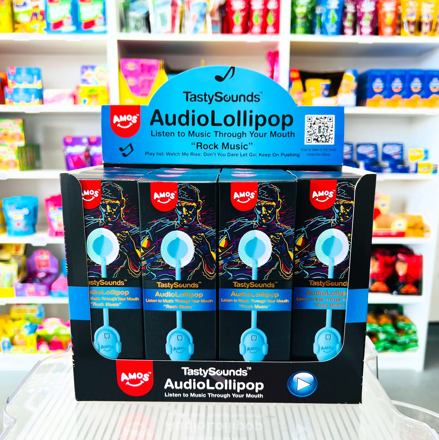 Amos Audio Lollipop Blueberry