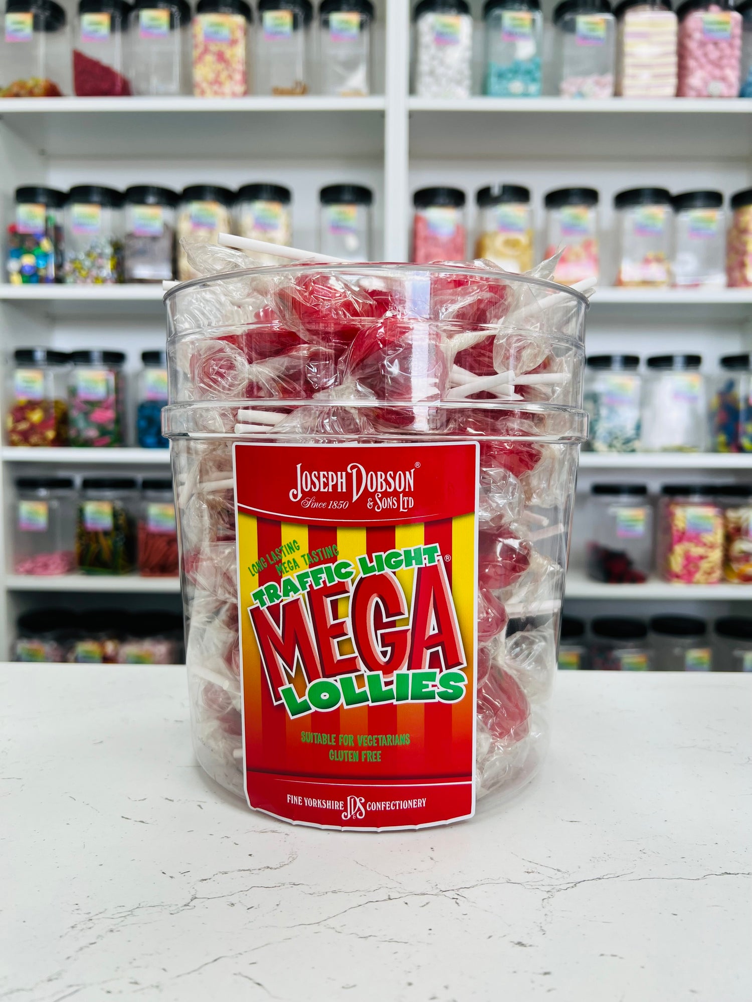 Dobsons Wrapped Traffic Light Mega Lollies - Single