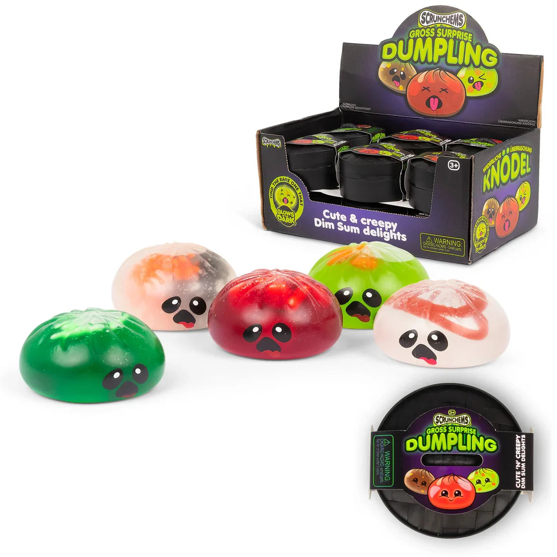 Scrunchems Gross Surprise Dumpling Squishy - Prank Fidget Toy