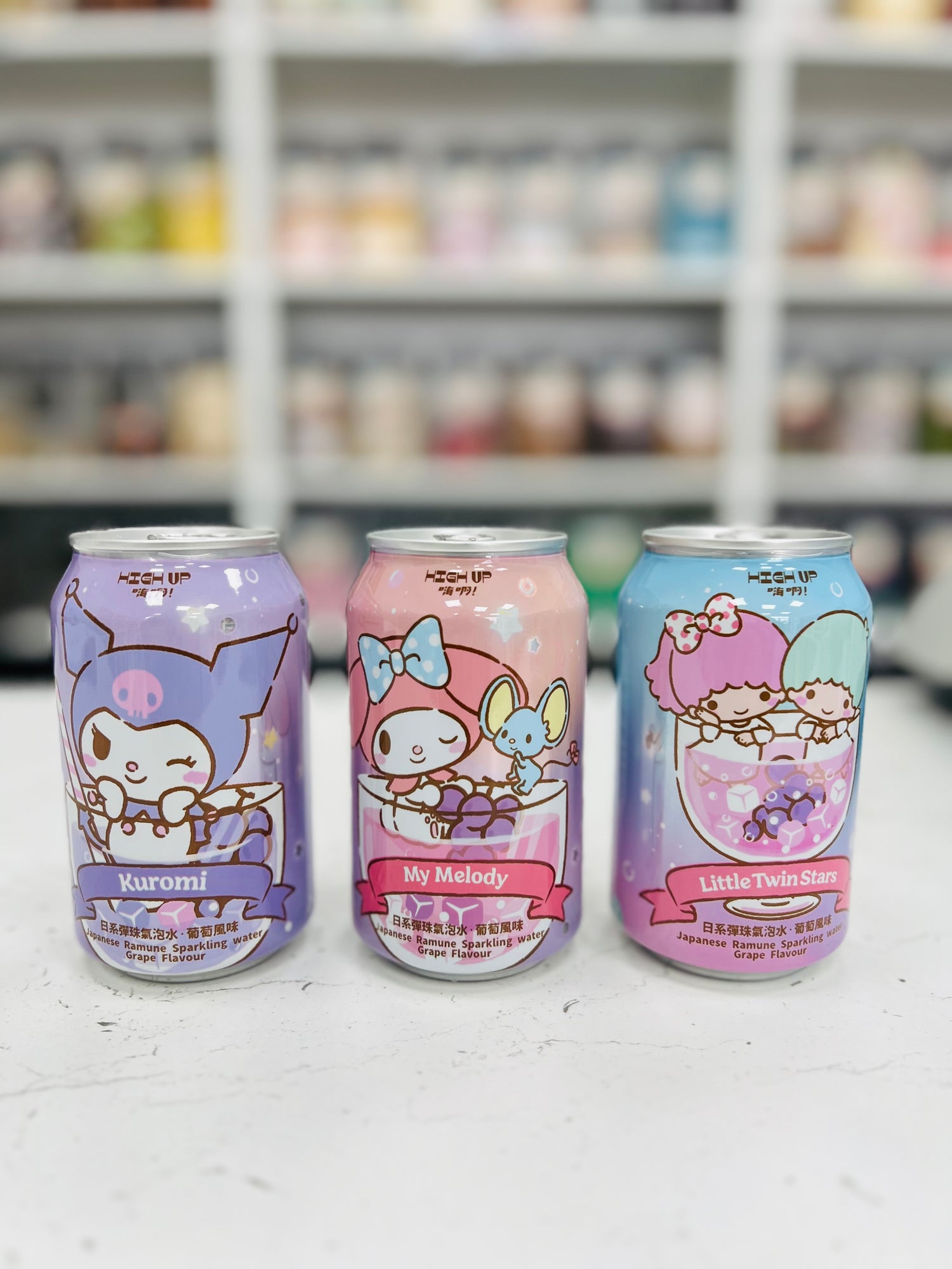 My Melody Kuromi Friends Ramune Grape 330ml