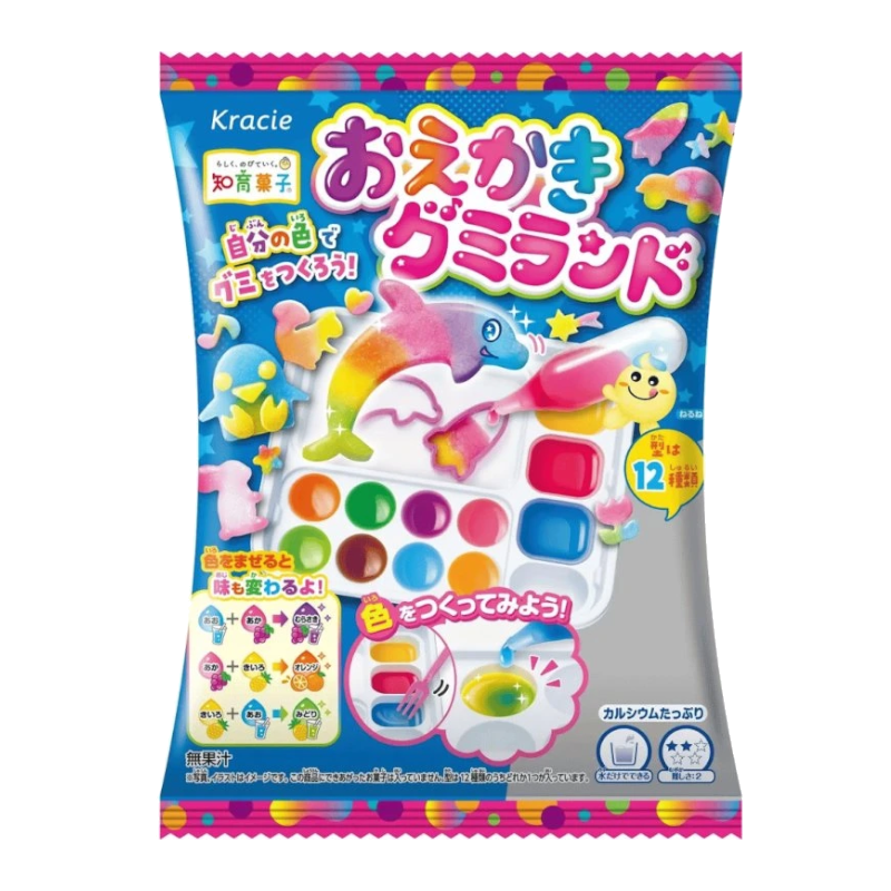 KRACIE Oekaki Gummy Land DIY Candy Kit 27g