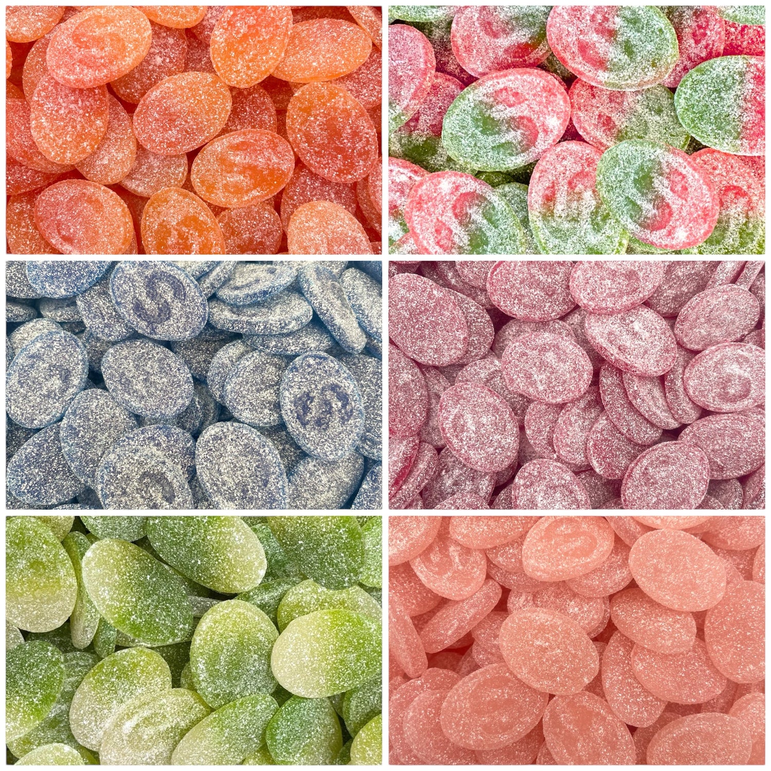 Sour Swedish Ovals Mix Flavours 250g (Vegan)