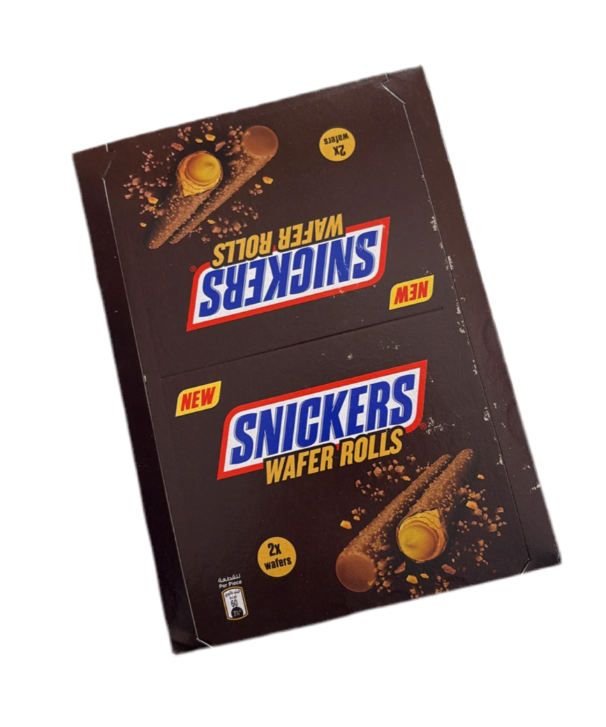 Snickers Crispy Wafer Rolls (Dubai)