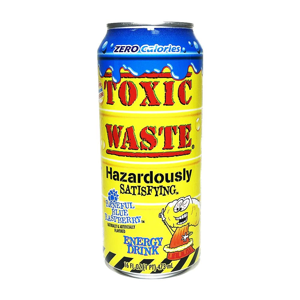 Toxic Waste Baneful Blue Raspberry Energy Drink 473ml (USA)