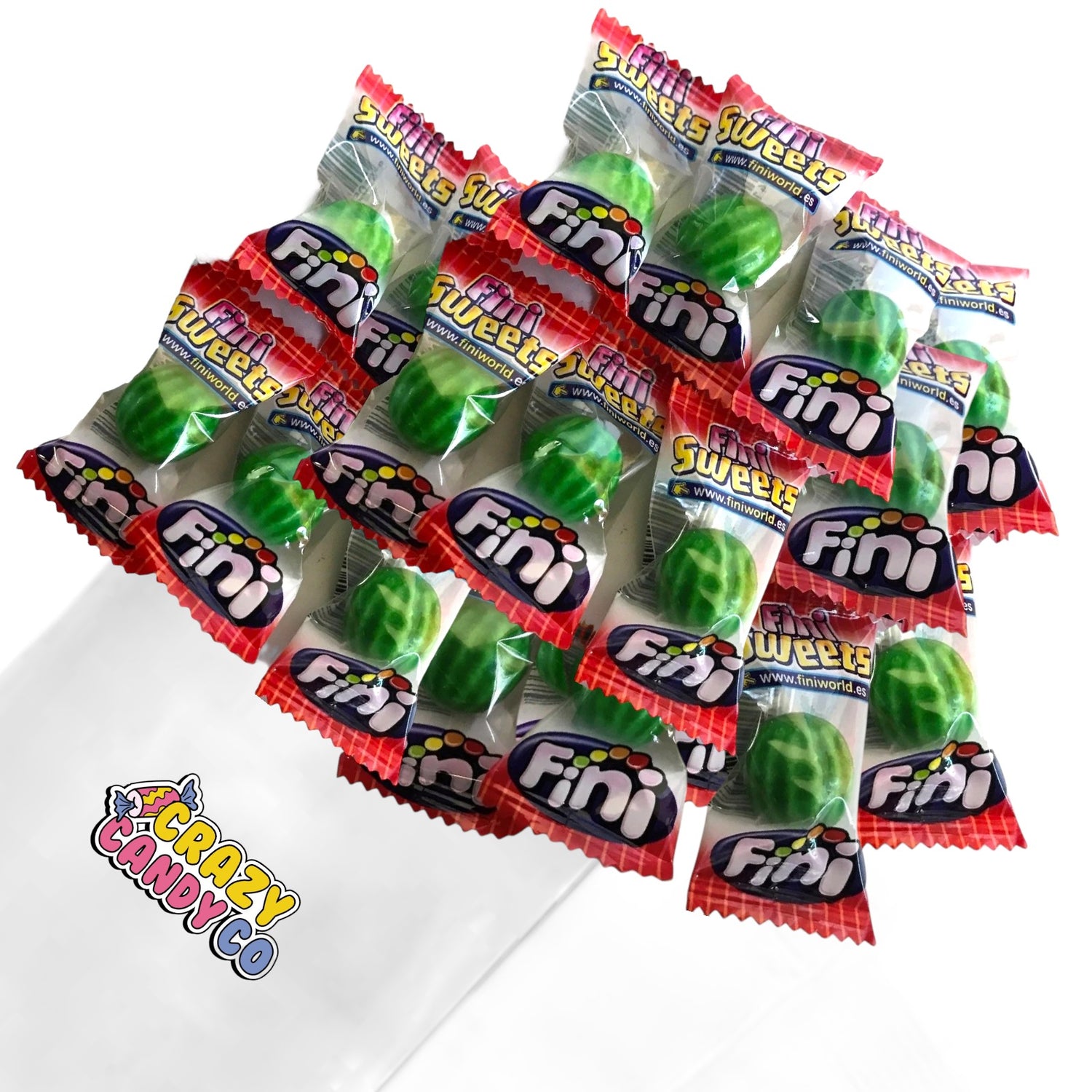 Fini Watermelon Fizzy Bubblegum 10 Pack