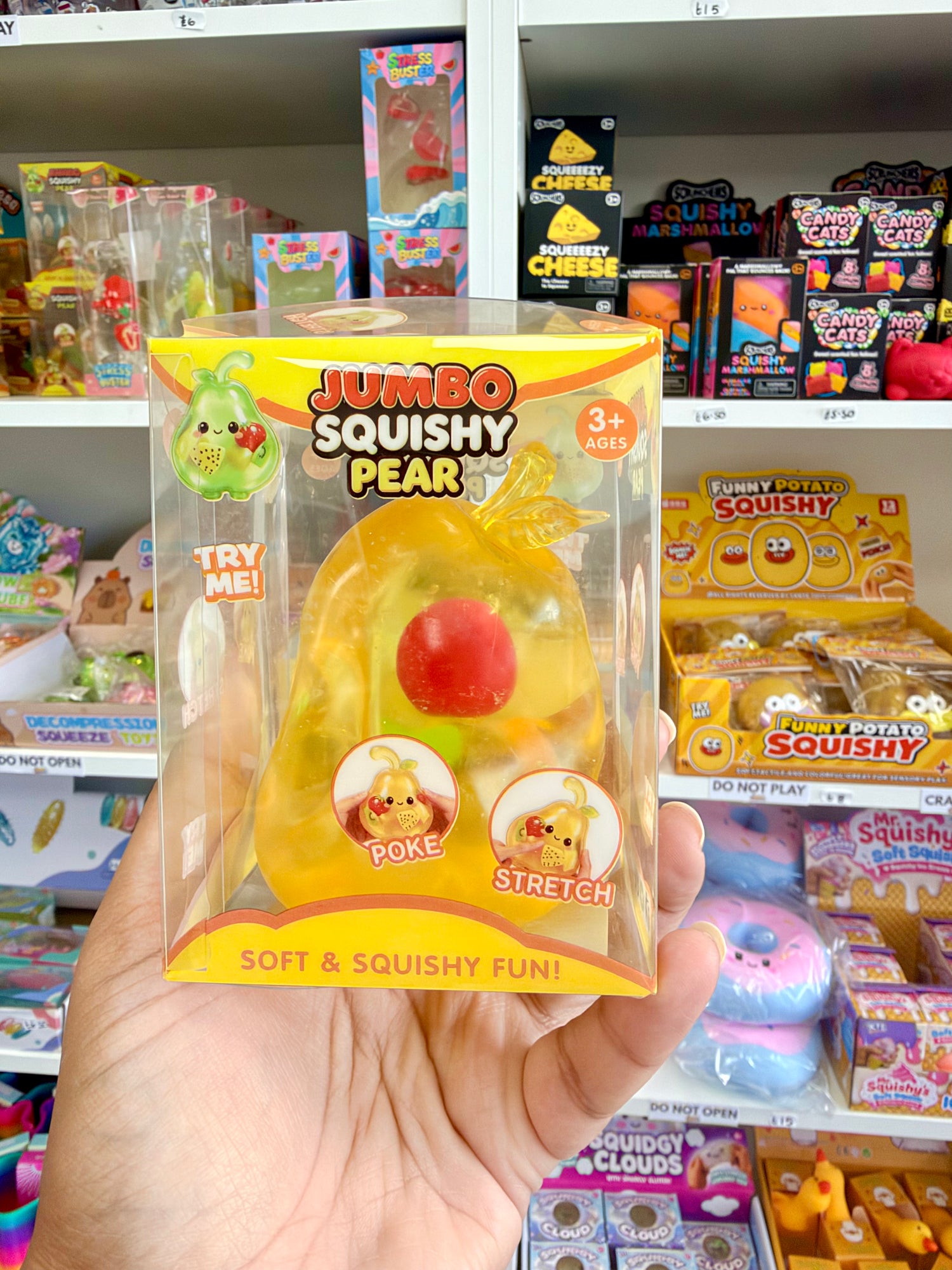 Jumbo Pear Vaseline Squishy