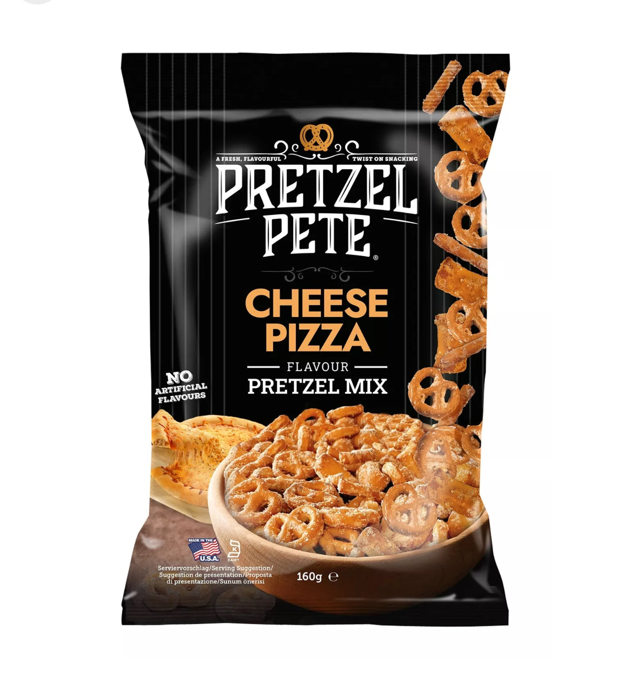 Pretzel Pete Cheeze Pizza Pretzel Mix 160g (USA)