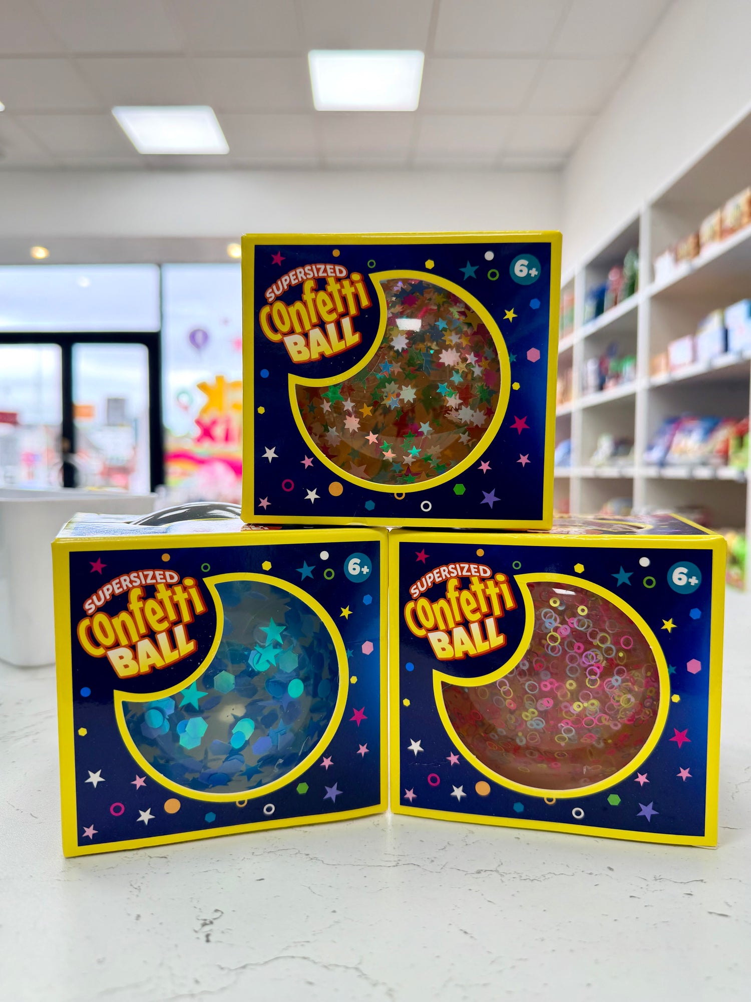 Confetti Ball In Display Box 120mm