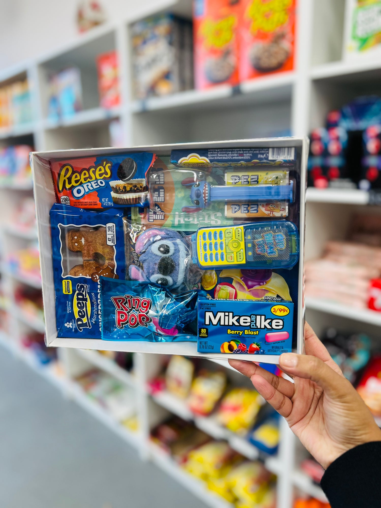 Christmas American Sweet Box - Blue