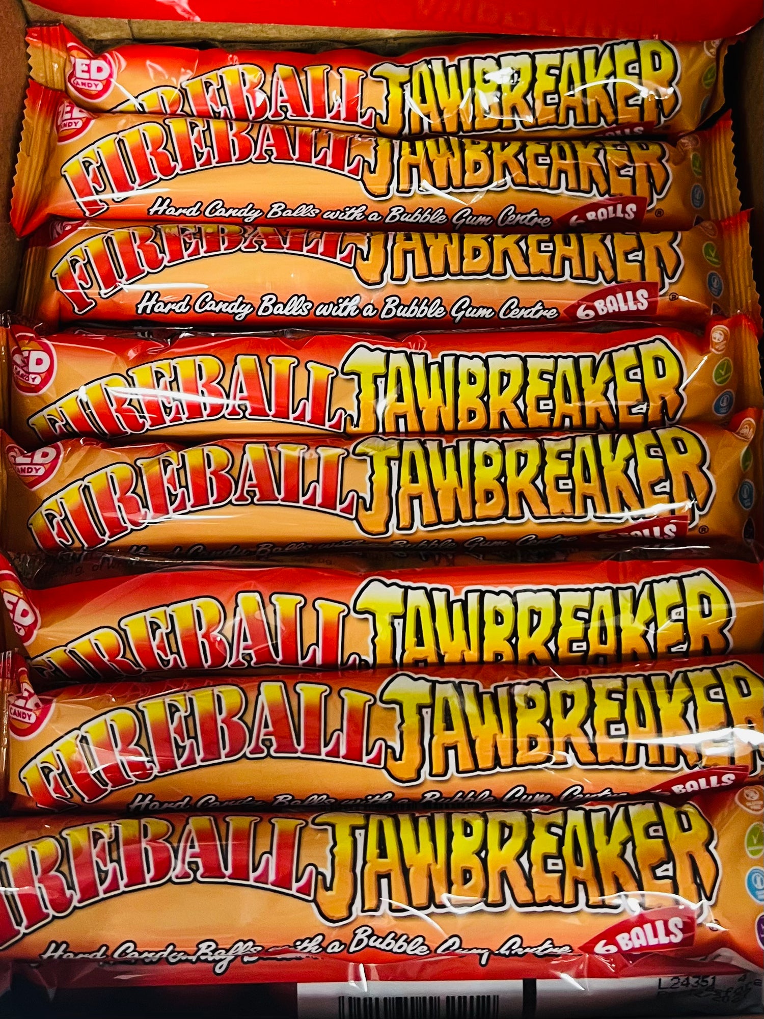 Zed Candy Fireball Jawbreakers 6 Balls