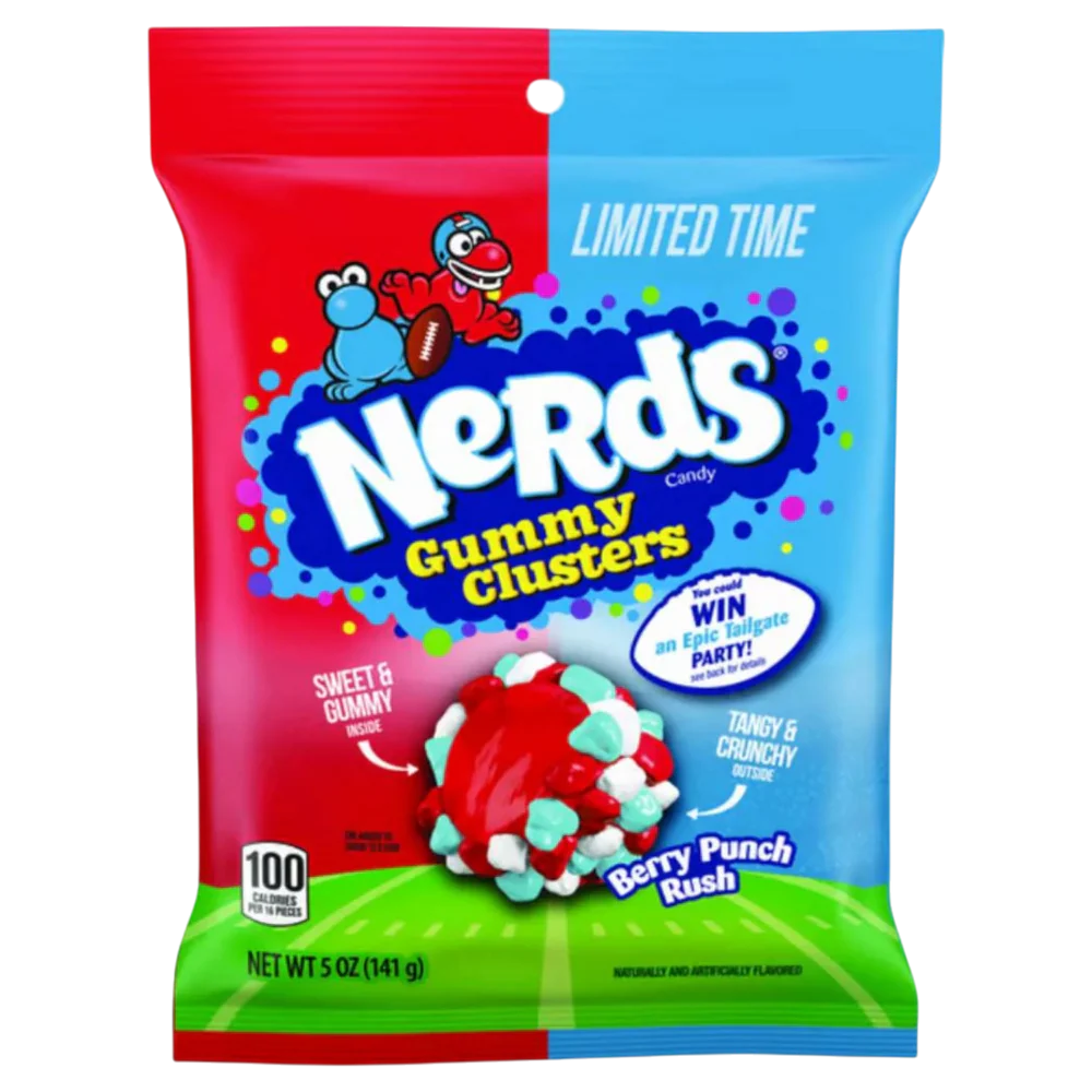 Nerds Gummy Clusters Berry Punch Limited Time 141g