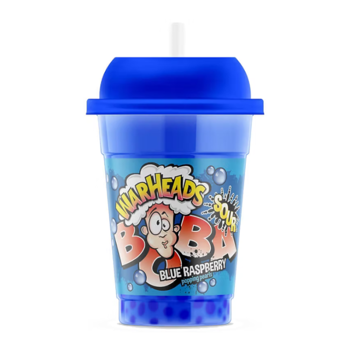 Warheads Sour Boba Blue Raspberry 400ml