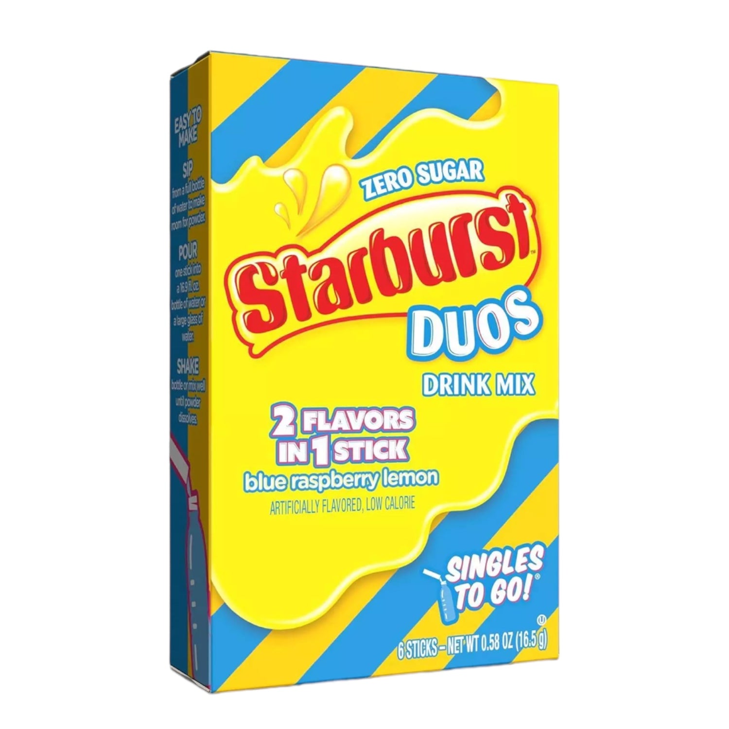 Starburst Duos Blue Berry Lemonade Singles To Go Drink Mix