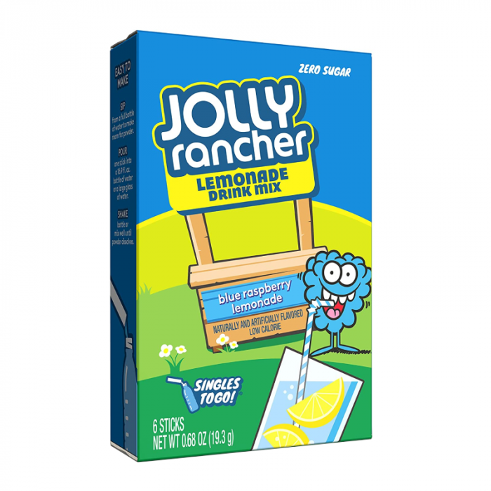 Jolly Rancher Blue Raspberry Singles To Go Drink Mix