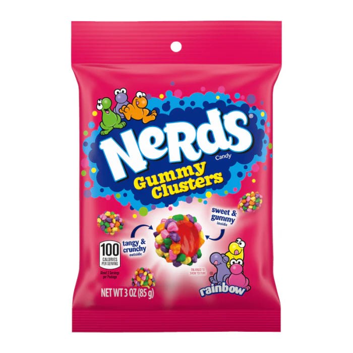 Nerds Gummy Clusters Bag 85g