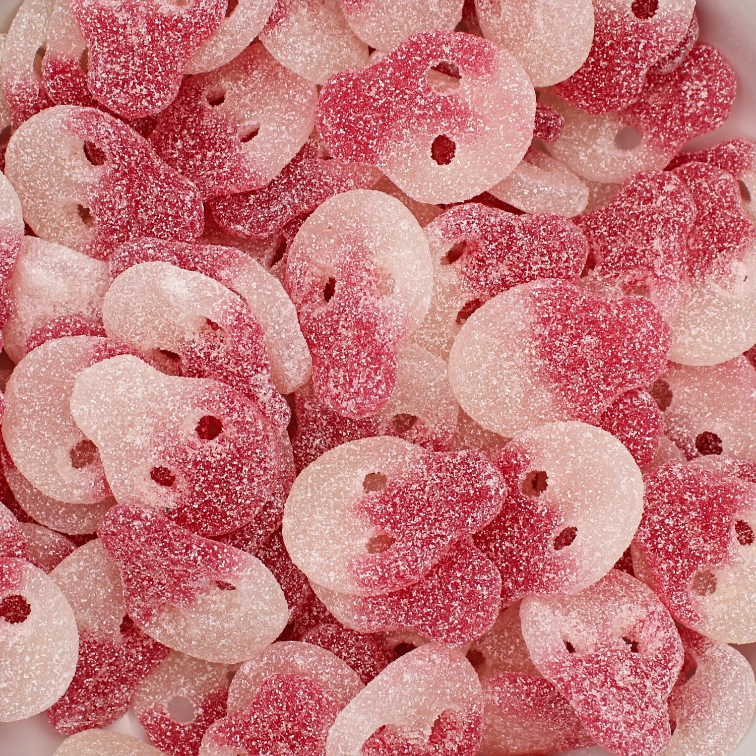 Sour Raspberry & Strawberry Skulls 100g (Vegan)