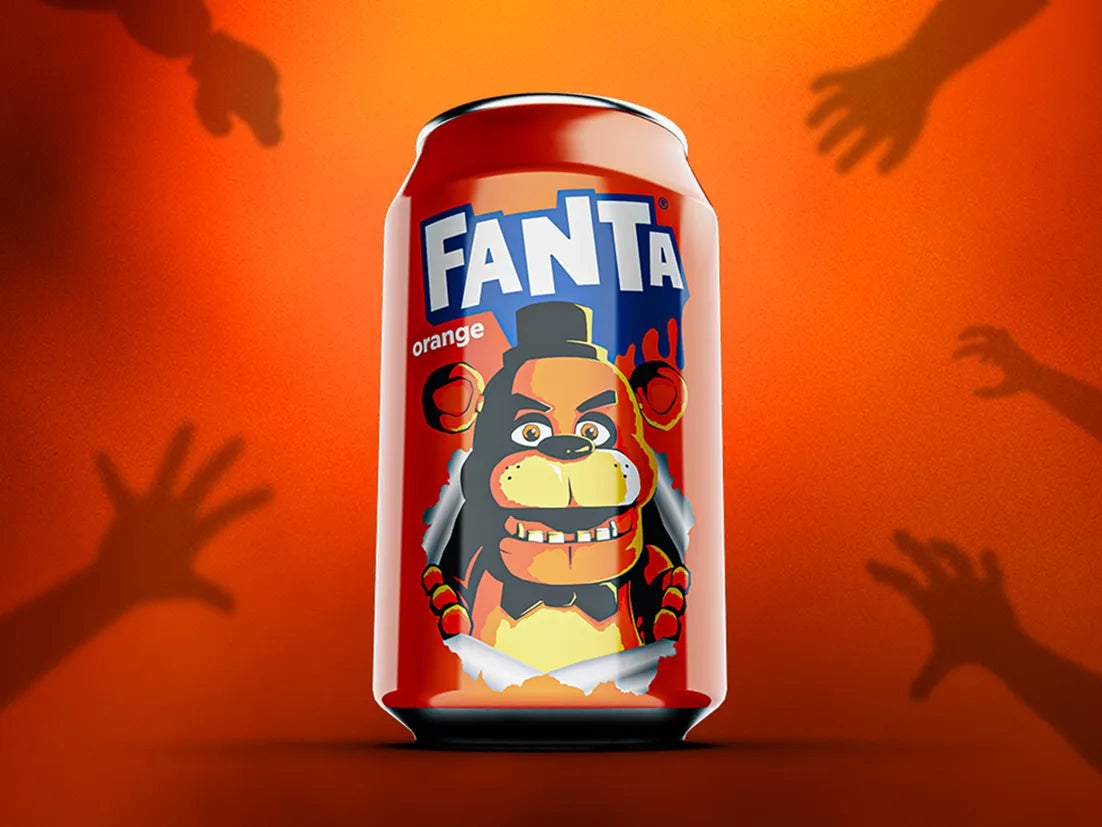 Fanta Freddy Fazbear Orange 355ml USA