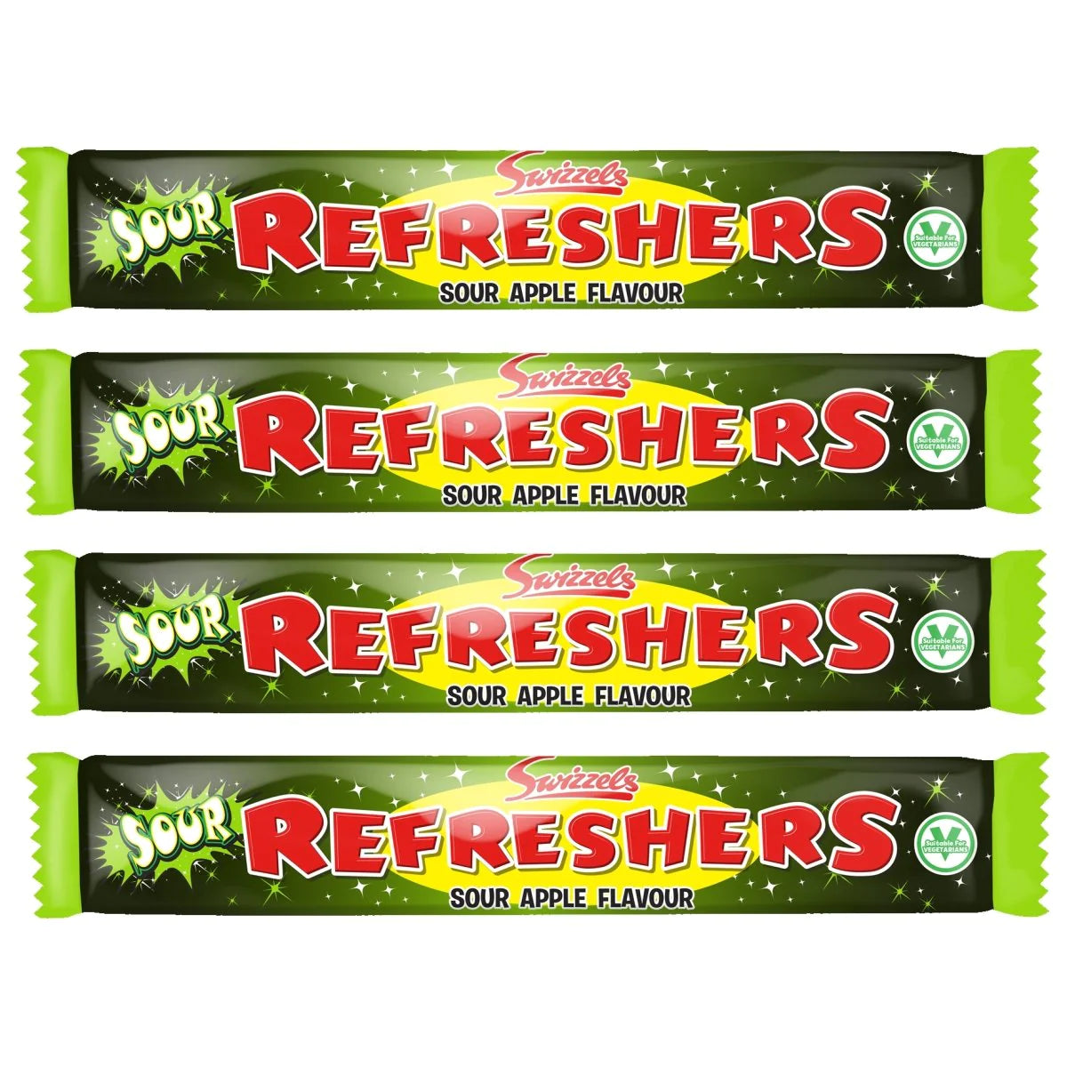 Refreshers Sour Chew Bars (Vegan) 4 Pack