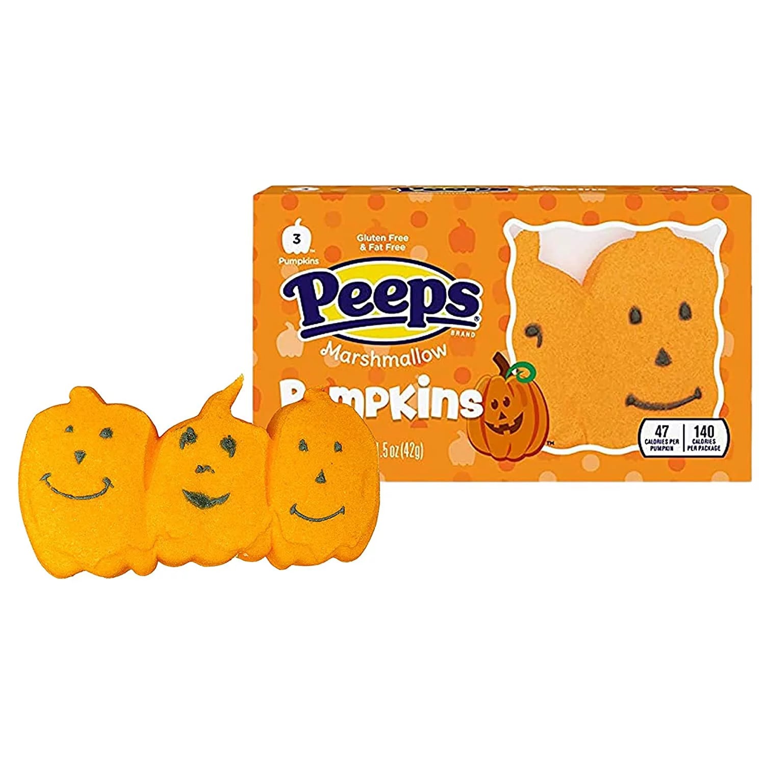 Peeps Halloween Pumpkins 3 Pack