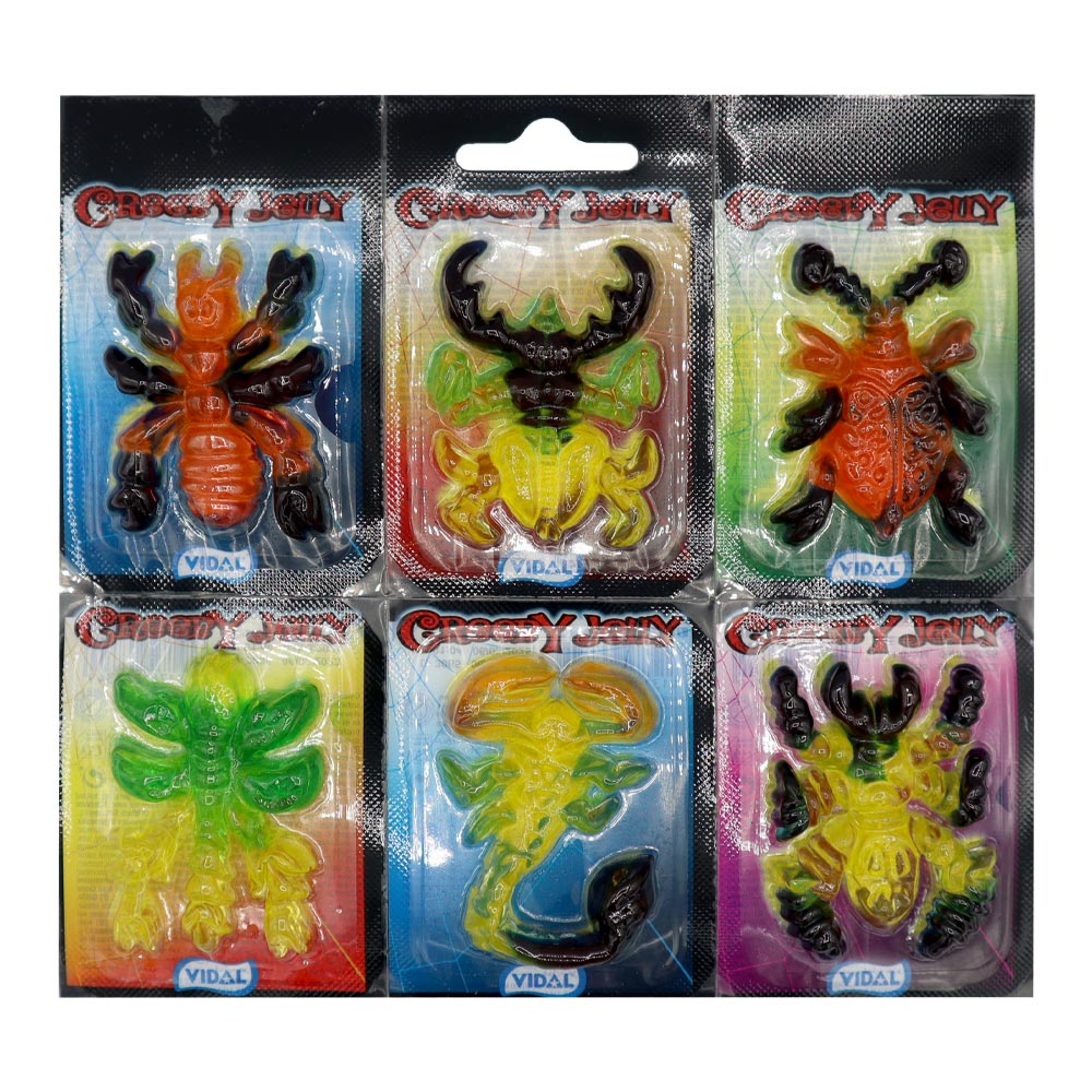 Vidal Creepy Jelly 66g 6 Pack