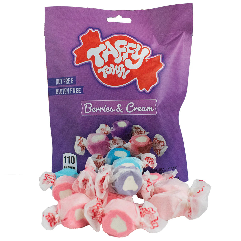 Taffy Town Berries & Cream Salt Water Taffy 99g