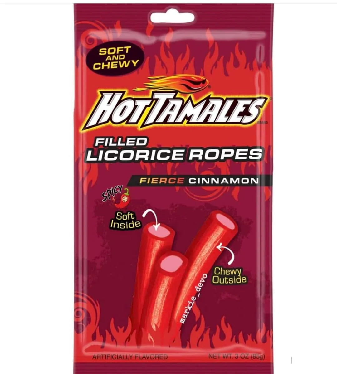 Hot Tamales Filled Ropes 85g