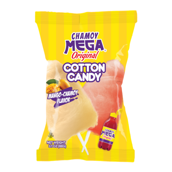 Mega Chamoy Mango-Chamoy Flavor Cotton Candy