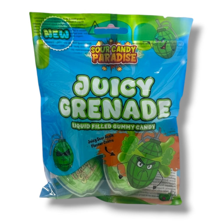 Juicy Grenade Apple Filled Gummies 72g (Halal)