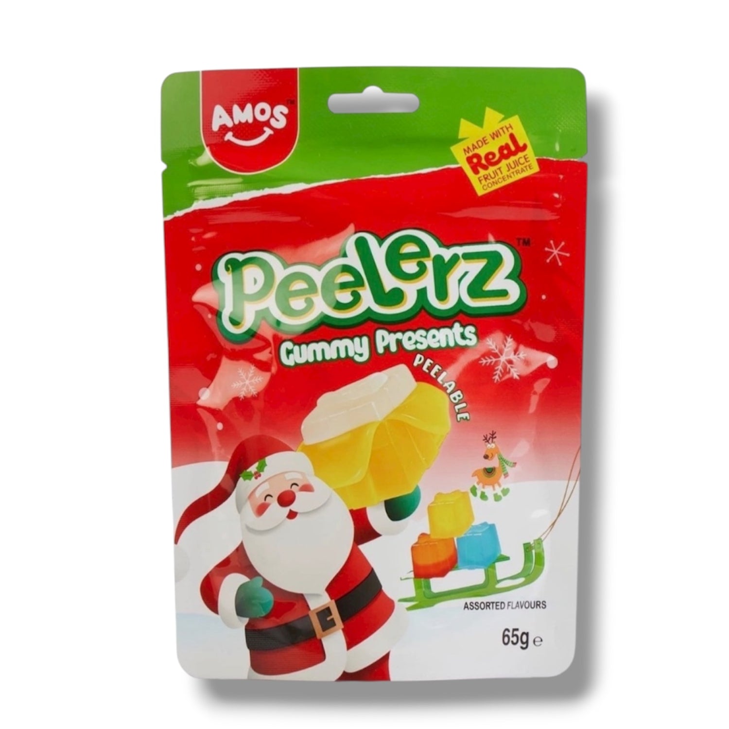Amos Christmas Peelable Presents 65g