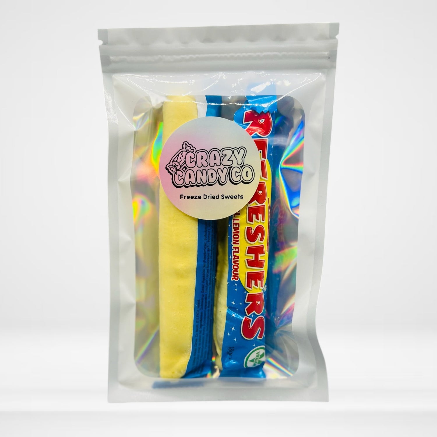 Refresher Lemon Chew Bar Freeze Dried Candy (Vegan)