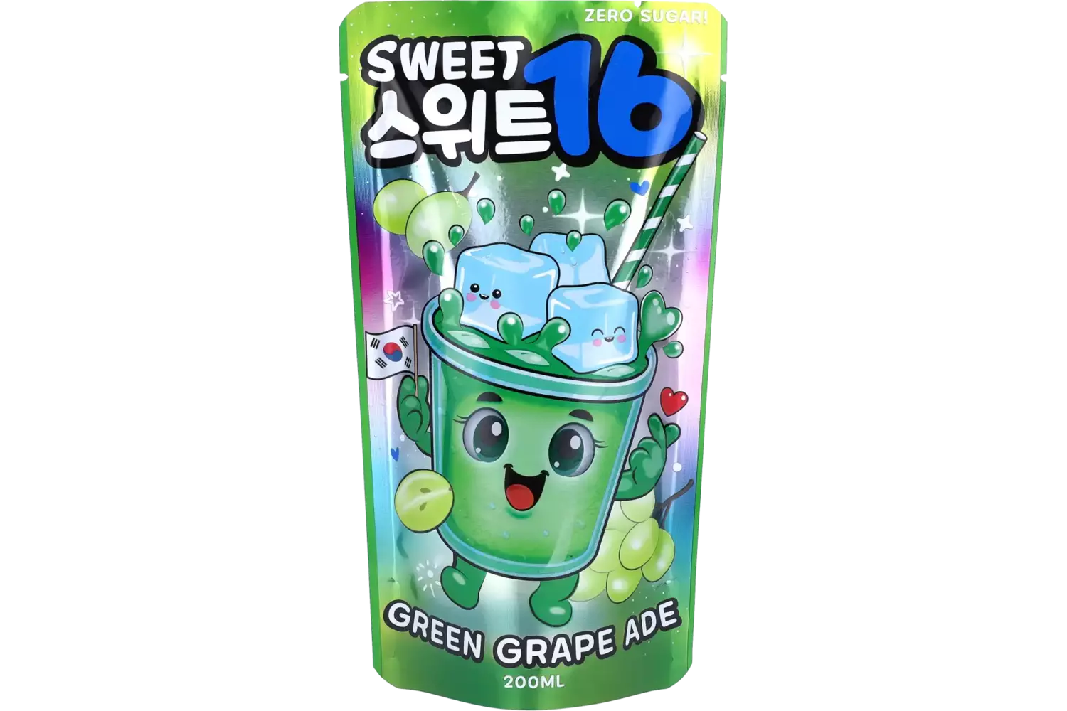 Sweet16 Green Grape Ade 200ml