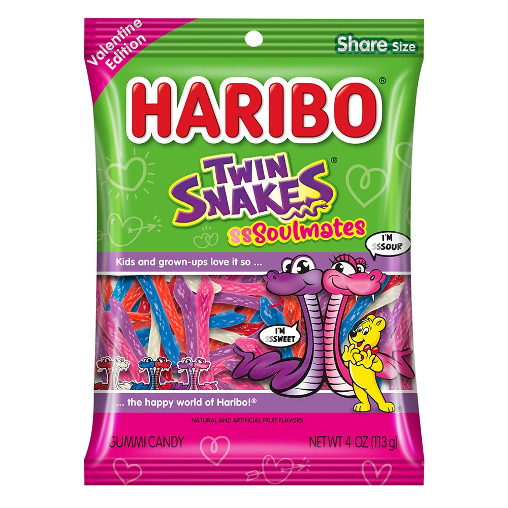 Haribo Valentines Twin Snakes Soulmates (USA)