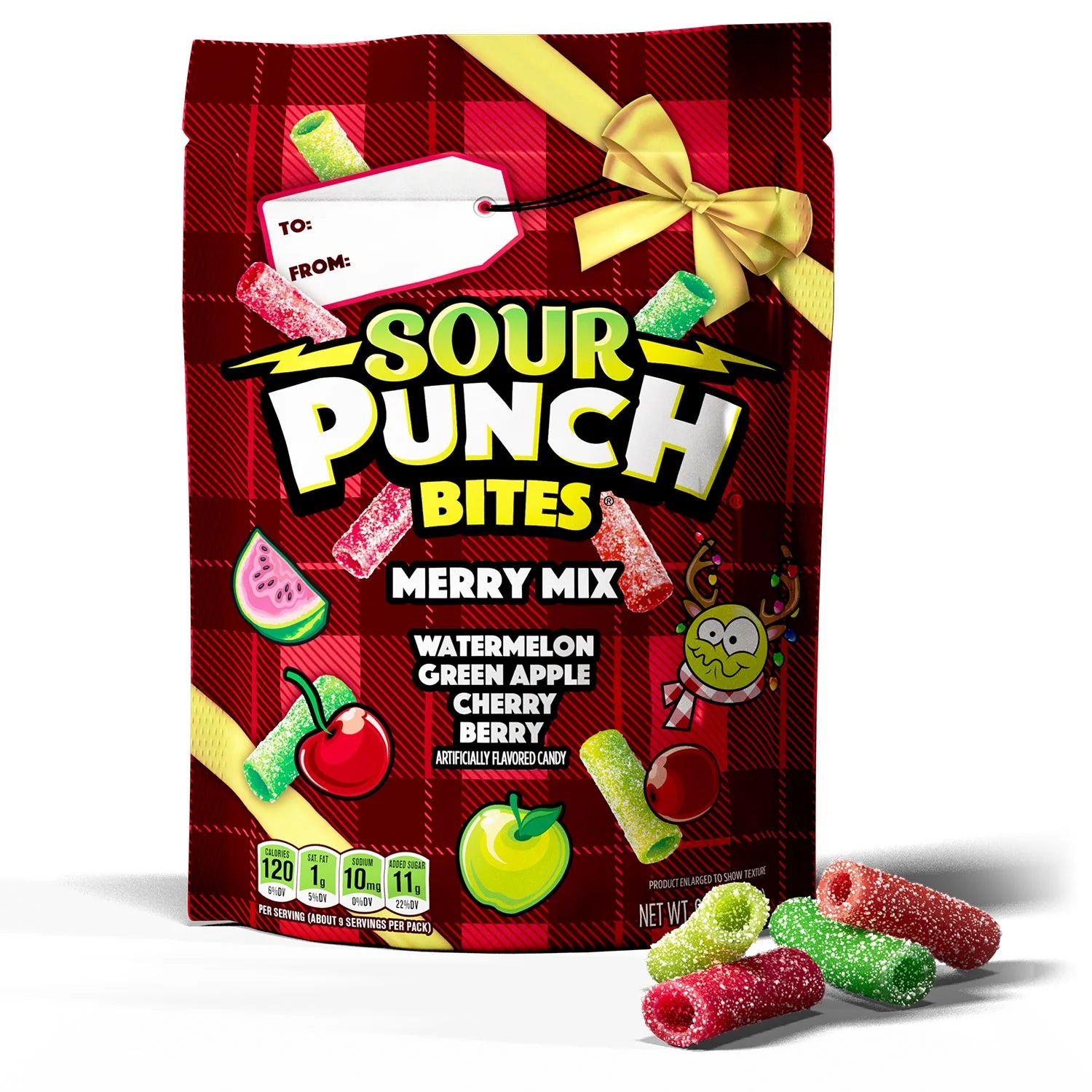 Sour Punch Bites Christmas Merry Mix 255g